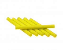 Foam Cylinders, Yellow, 4 mm